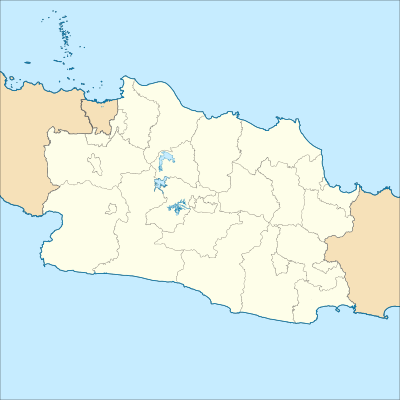 Location map Jawa Barat