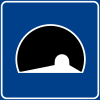 Italian traffic signs - galleria blu.svg