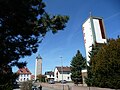 De Wasserturm und die kadolisch Kääsch