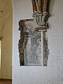 Wiederentdeckte Malerei und Gewölbekonsole im Kapitelsaal