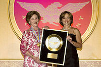 Laura Bush ja Dorothy Hamill