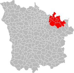 Localisation de Communauté de communes des Portes du Morvan