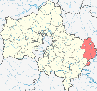 Шатурский район на карте