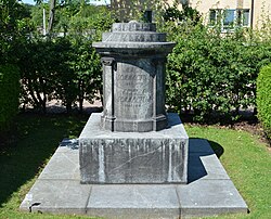 Malte Sommelius grav på Donationskyrkogården i Helsingborg.