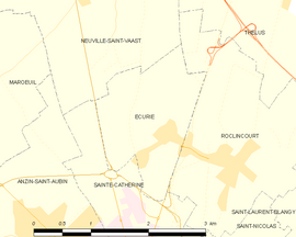 Mapa obce Écurie