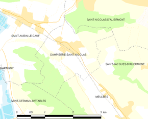 Poziția localității Dampierre-Saint-Nicolas