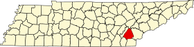 Localisation de Comté de McMinn(McMinn County)