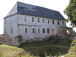 Überreste der Ordensburg Mohrungen (14. Jh.)