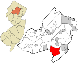 Location in Morris County and the state of New Jersey.