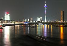 Düsseldorf bei Nacht