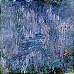 "Nymphéas, reflets de saule" (1916-1919) Claude Monet - Musée Marmottan Monet