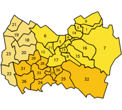 Polityczno-administracyjny podział regionu O’Higgins