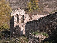 Ruinas de la iglesia de San Sebastián.