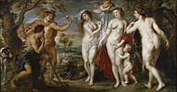 Juicio de Paris, de Rubens (1638).