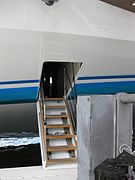 View of the gangway.