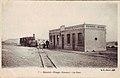 Endbahnhof Quend-Plage mit Lokomotive „Bienvenue“