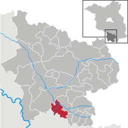 Läget för kommunen Röderland i Landkreis Elbe-Elster