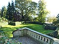 Römischer Garten in Blankenese mit barocker Treppe