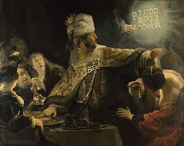 Belshazzar's Feast, by Rembrandt