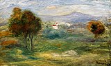 Phong cảnh gần Cros-de-Cagnes, Pierre-Auguste Renoir