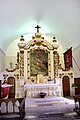 Le retable de l'église Sainte-Croix.