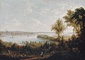 "View of the Bay and City of New York from Weehawken" by Robert Havell, now in the collection of the Metropolitan Museum of Art.