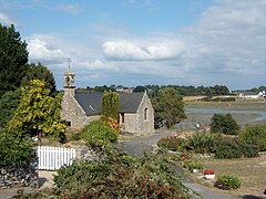 La petite chapelle Notre-Dame-du-Flux-et-du-Reflux, ou Notre-Dame-du-Ster, à Saint-Philibert, non loin du Golfe du Morbihan.