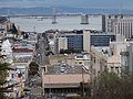 San Francisco Stadt & Oakland Bridge
