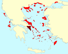 Map of the states that joined the Second Athenian League Second athenian league map.PNG