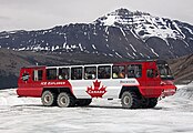 Terra Bus on the Athabasca Glacier in 2010