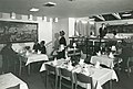 Restauranten på Sogn studentby med originale Munch malerier. ca. 1955-1960