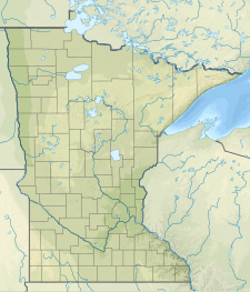 Map showing the location of Grand Portage State Park