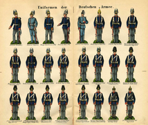 Uniformen der Deutschen Armee 1890 Tafel 1.PNG
