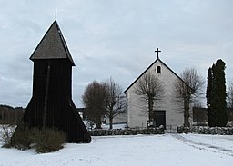 Vada kyrka i februari 2009