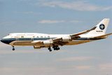Boeing 747-400 operado pela Varig no aeroporto de Los Angeles.