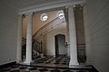 Cage d'escalier (XIXe siècle) de l'hôtel Jacobsen, vue du vestibule. Photo : Michel Pottier.