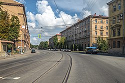 Вяземский переулок (вид со стороны улицы Профессора Попова)