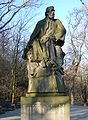 Pomník Jaroslava Vrchlického, vyhlídková cesta na Petříně v Praze