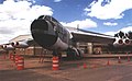 A B-52 outside of the Wings Over the Rockies Air and Space Museum