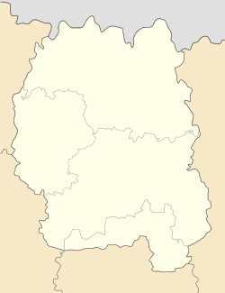 Ozerne is located in Zhytomyr Oblast