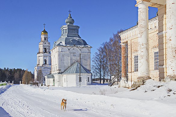 42. Церковь Спаса Преображения, Великорецкое, Юрьянский район Автор — Новинская Г.