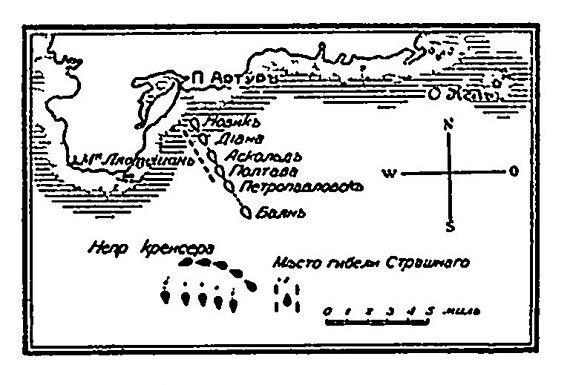 Карта к статье «Порт-Артур» № 14. Военная энциклопедия Сытина. Том № 18. (Санкт-Петербург, 1911-1915).jpg