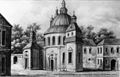 Лаврівський монастир святого Онуфрія. Літографія 1842 р.