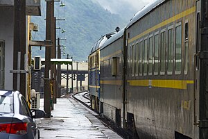 2019年上局第二季度督導列車通過朱家埠站（2019年5月）