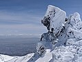 La cumbre en invierno.