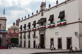 Casa de la Corregidora fil-Belt ta' Querétaro.