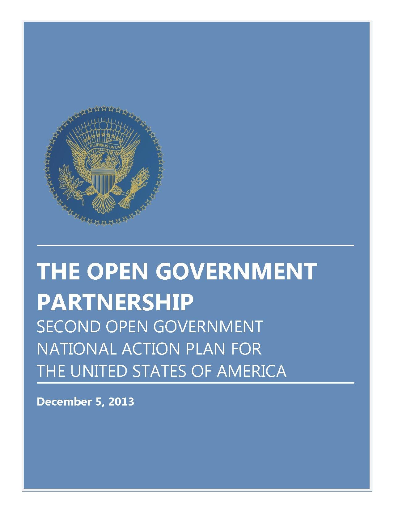 2013 The Open Government Partnership