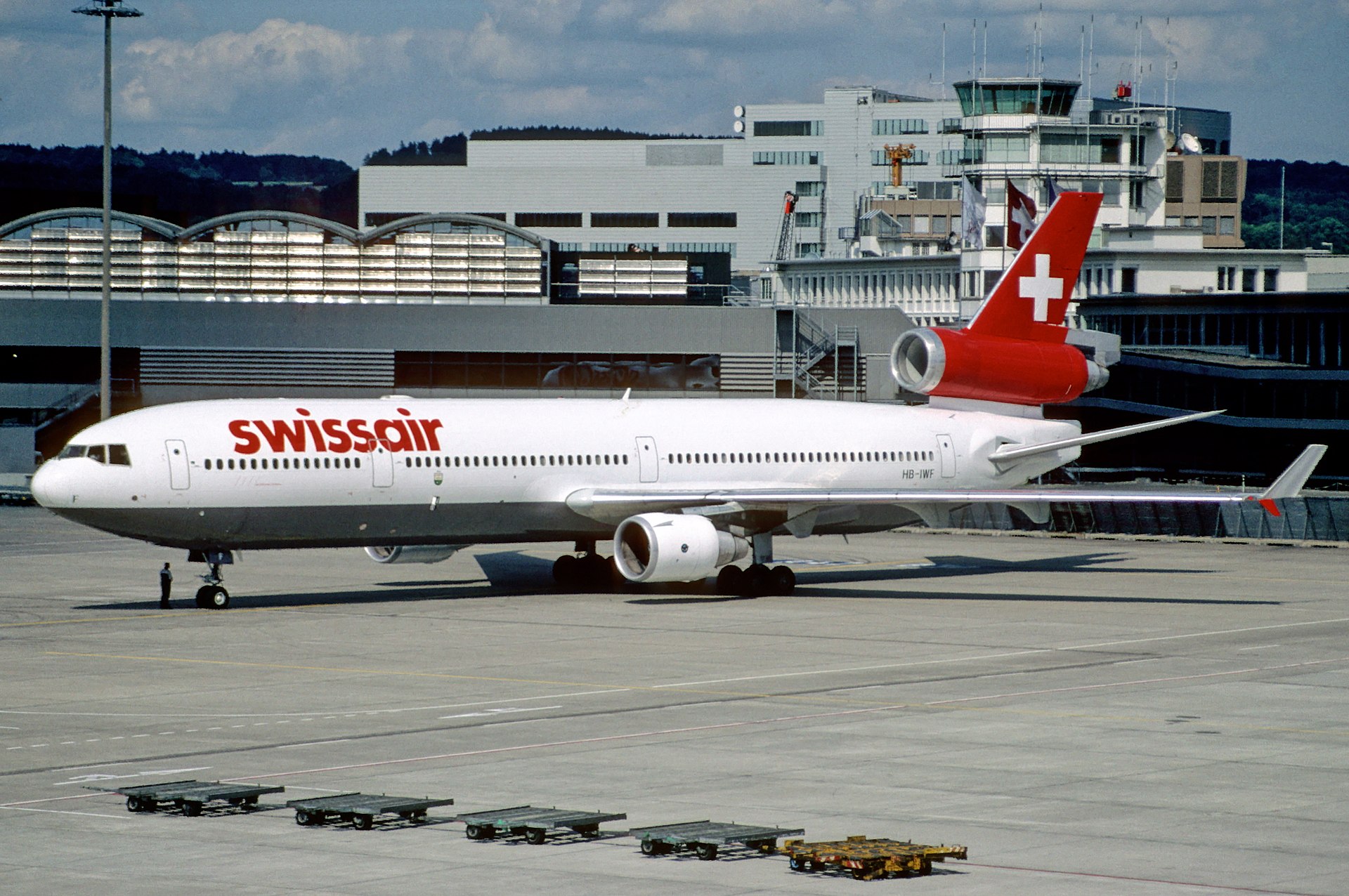 Ilustrační obrázek, Společnost Swiss airlines, Wikipedia.eng