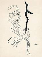 Adolf Hoffmeister, Qi Baishi, 1955