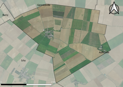 Carte orhophotogrammétrique de la commune.